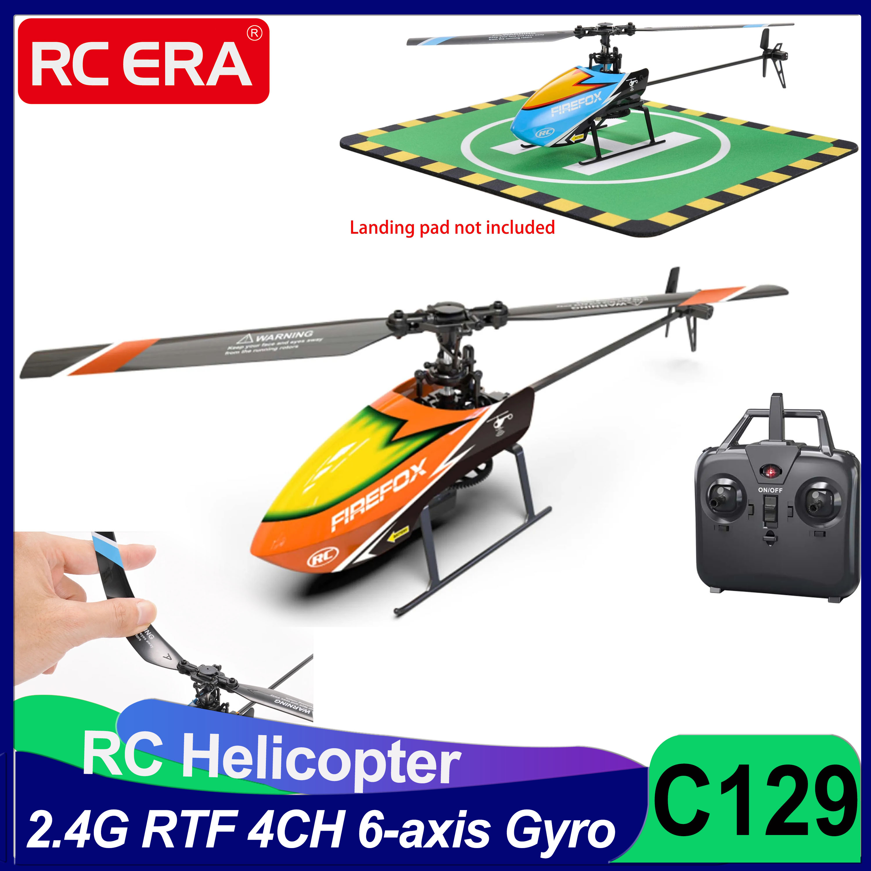 Rc Helicopter Large - C129 RC Helicopter RTF 4CH 6-axis