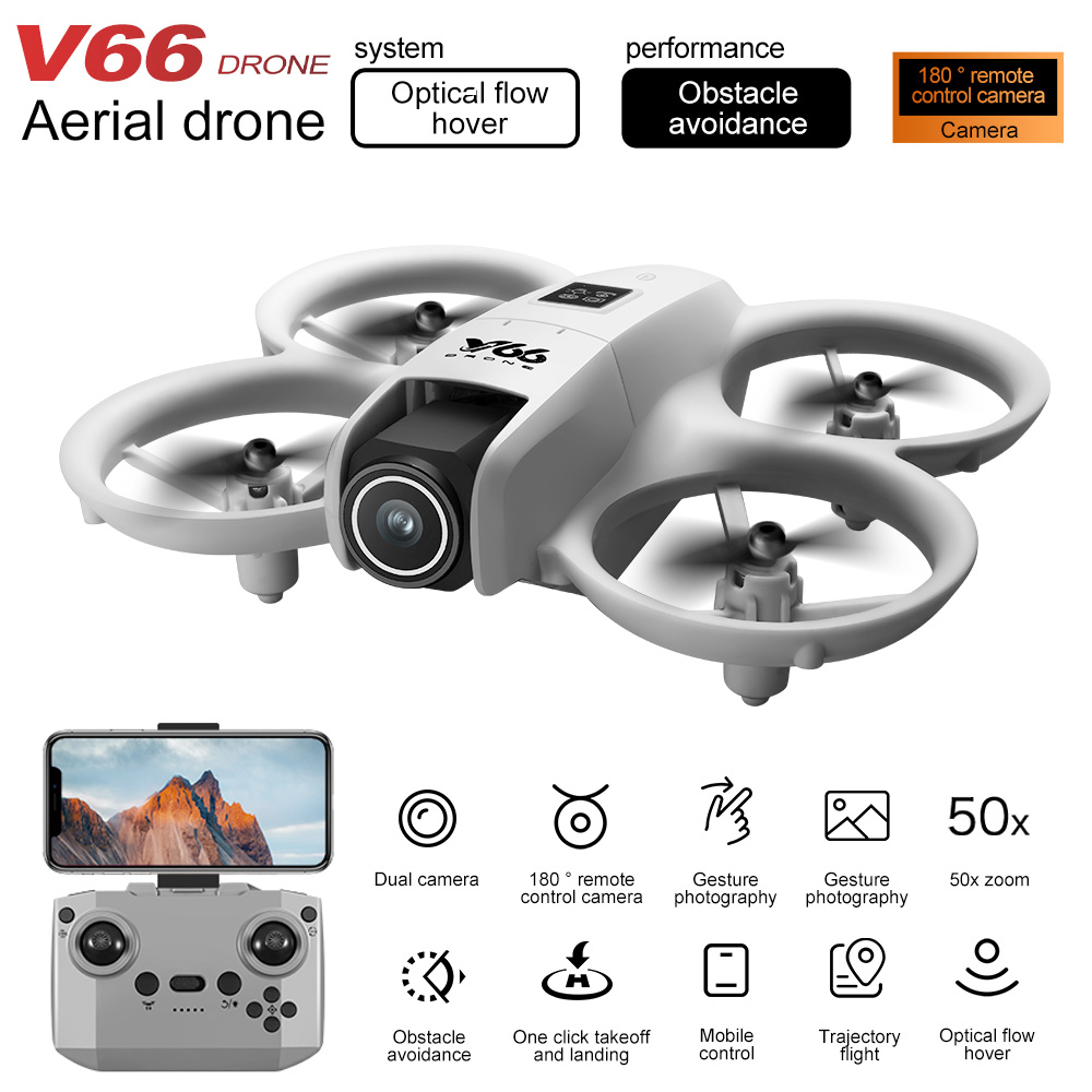New V66 Mini Drone HD Camera 4 – обзор и цена Rc Helicopter Case