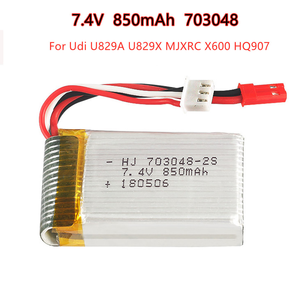 1-5pcs  2s 7.4V 850mAh 703048  – обзор и цена Rc Helicopter Battery