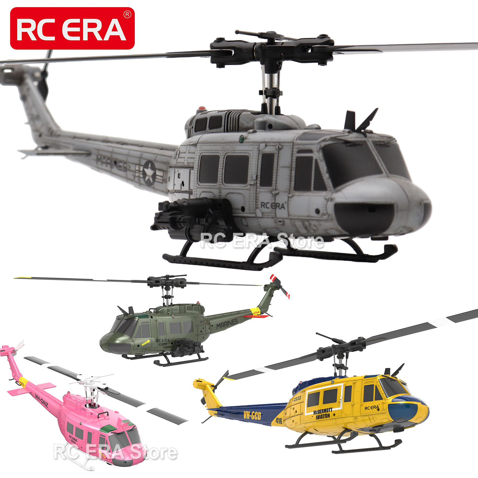 RC ERA C032 UH1 Huey Weathered – обзор и цена Rc Helicopter Nitro