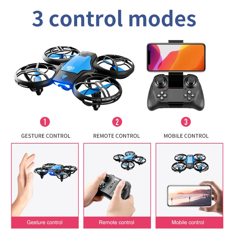 V8 New Mini Drone 4k professio – обзор и цена Rc Helicopter Electric