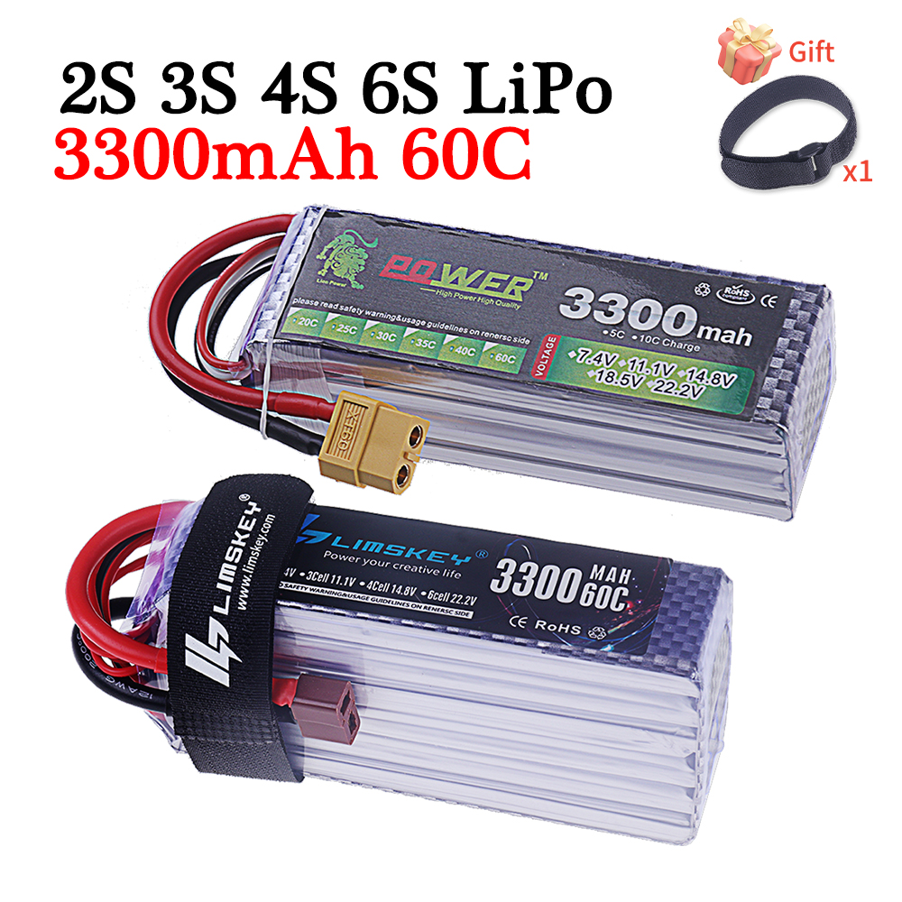 60C Lipo Battery 3300mAh 7.4V  – обзор и цена Rc Helicopter Parts