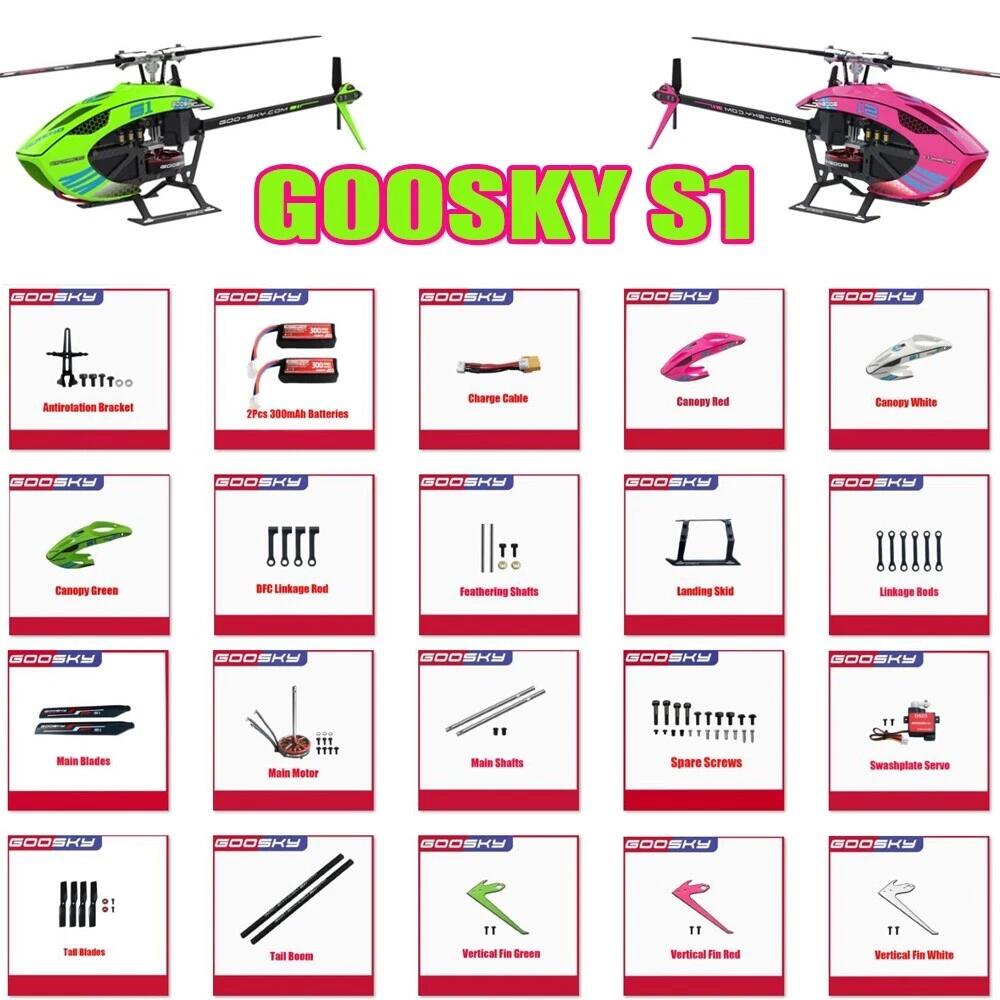 Goosky S1 Helicopter RCElectri – обзор и цена Rc Helicopter Blade