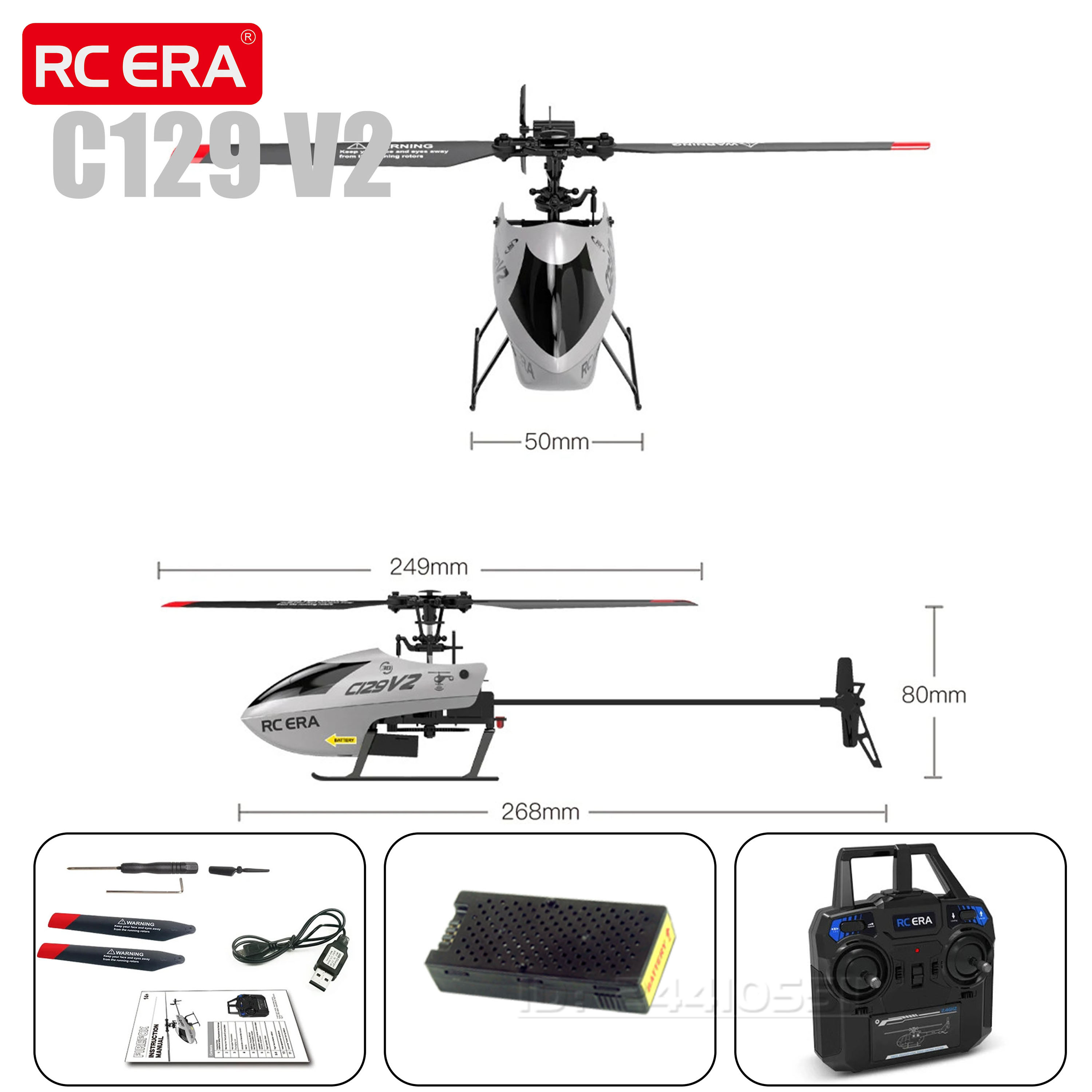 C129 V2 4CH RC Helicopter RTF  – обзор и цена Rc Helicopter Large