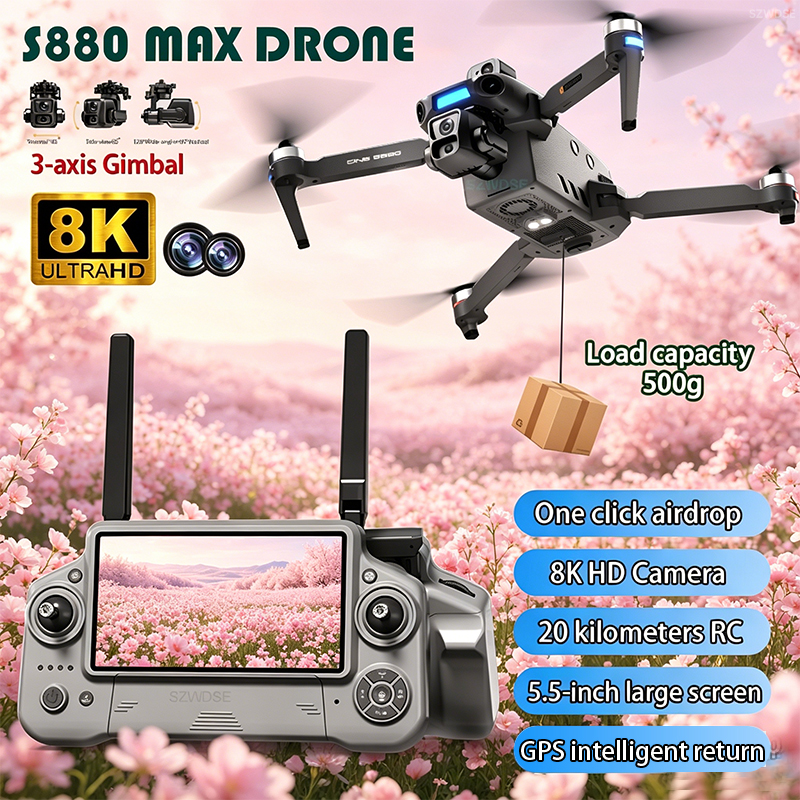 2026 New 8K Dual Camera Drone  – обзор и цена Rc Helicopter Electric