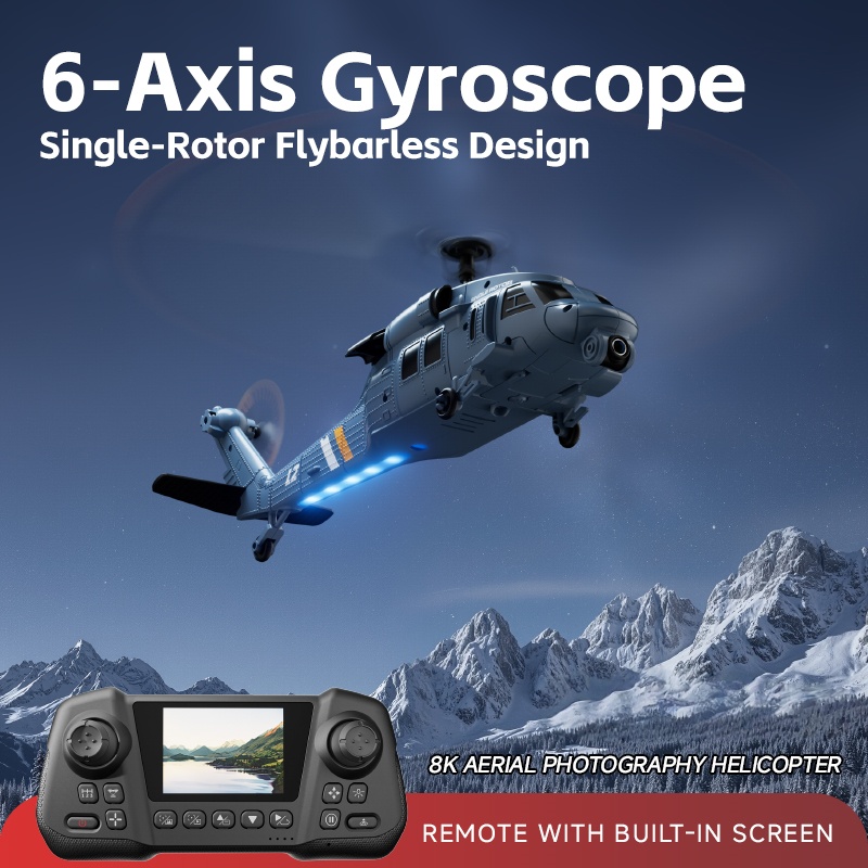 8K Flybarless Optical Flow Hov – обзор и цена Rc Helicopter Nitro