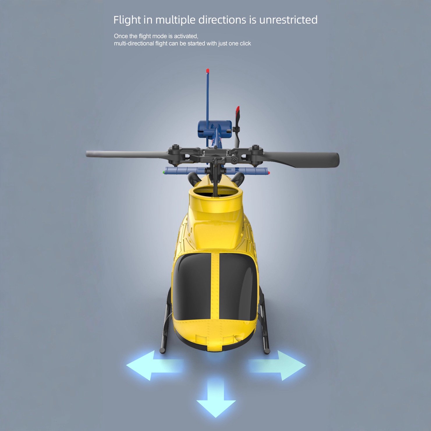 A60 1/42 Scale Bell 206 RC Hel – обзор и цена Rc Helicopter Single Rotor