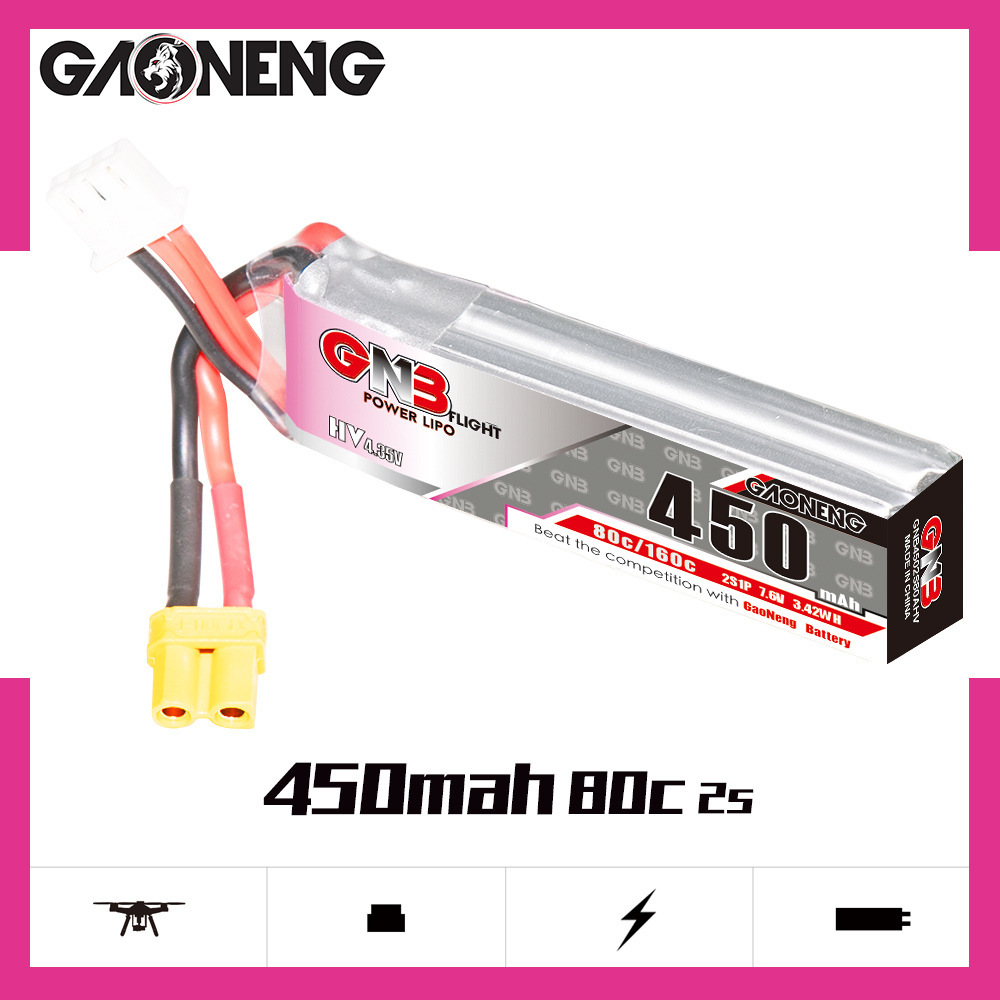 GNB LiPo Battery HV 2S 7.6V 45 – обзор и цена Rc Helicopter Parts