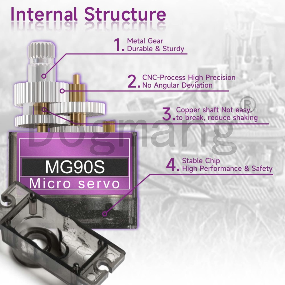 MG90S Servo 1/2/4/10/20/50 Pcs – обзор и цена Rc Helicopter Servo