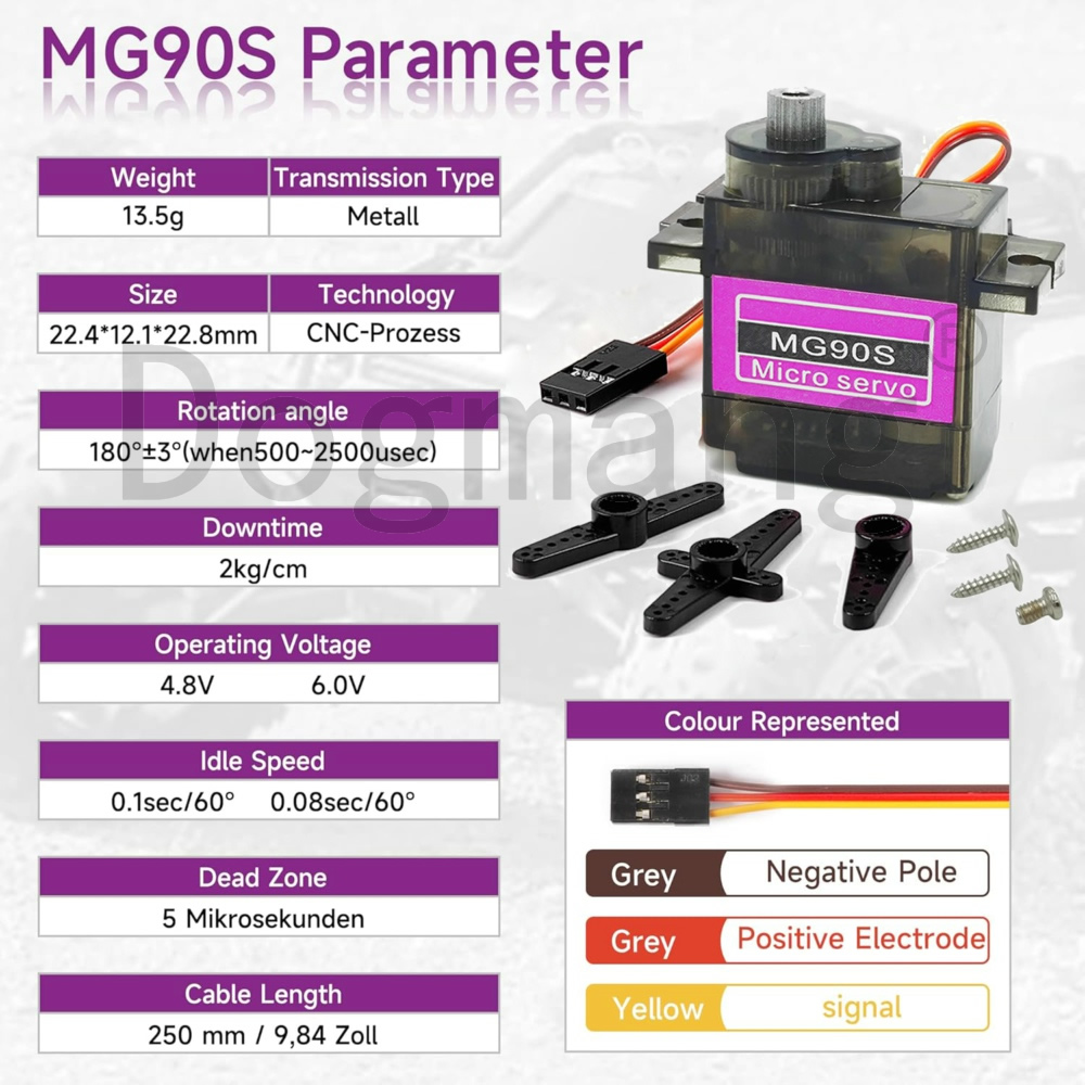 MG90S Servo 1/2/4/10/20/50 Pcs – обзор и цена Rc Helicopter Servo
