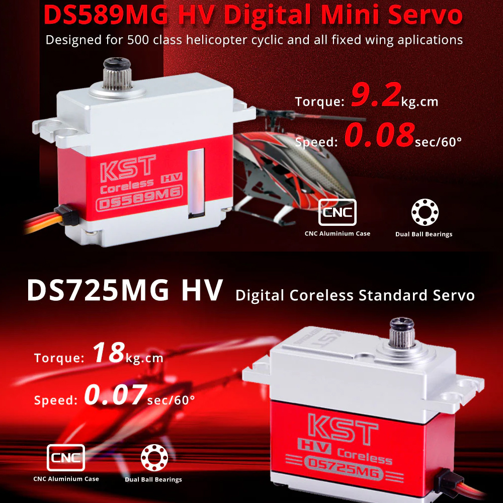 KST DS589MG /DS565X /DS725MG M – обзор и цена Rc Helicopter Mini