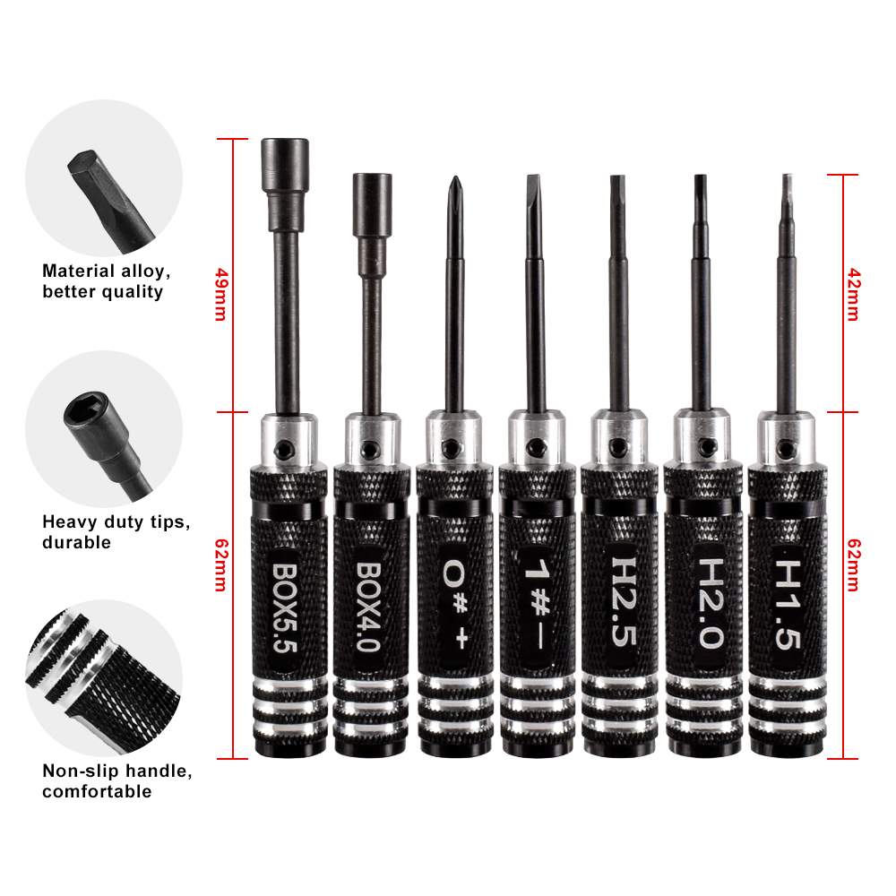 9IMOD RC Hex Driver Set Metal  – обзор и цена Rc Helicopter Tool Kit
