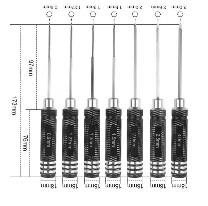 Hex Driver 7/4PCS Hex Allen Sc – обзор и цена Rc Helicopter Tool Kit