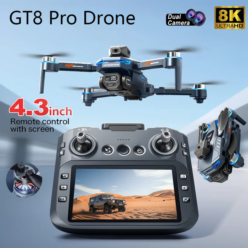 2026 New GT8 Drone GPS 8K Prof – обзор и цена Rc Helicopter Electric
