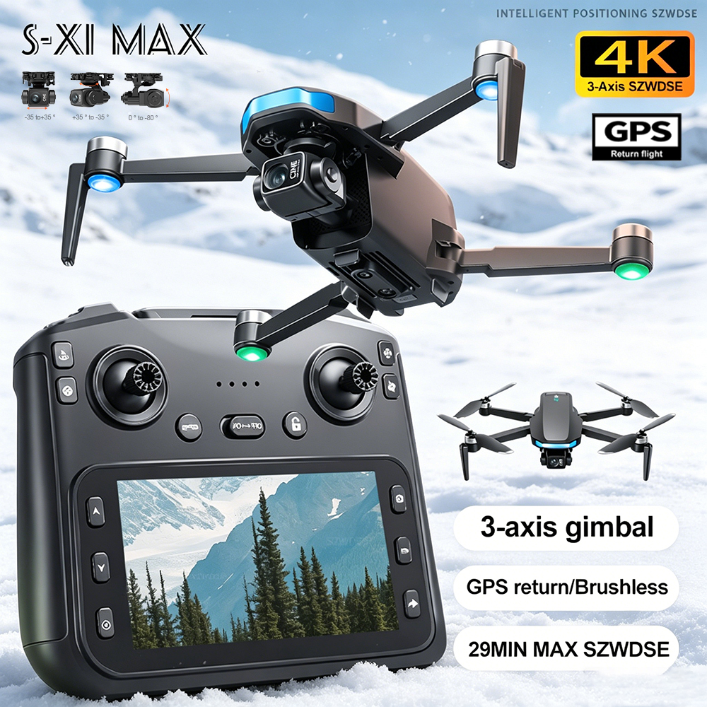 New S-X1 MAX Drone GPS 8K Prof – обзор и цена Rc Helicopter Electric