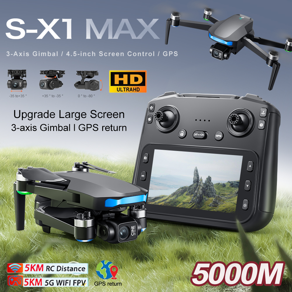 New S-X1 MAX Drone GPS 8K Prof – обзор и цена Rc Helicopter Electric