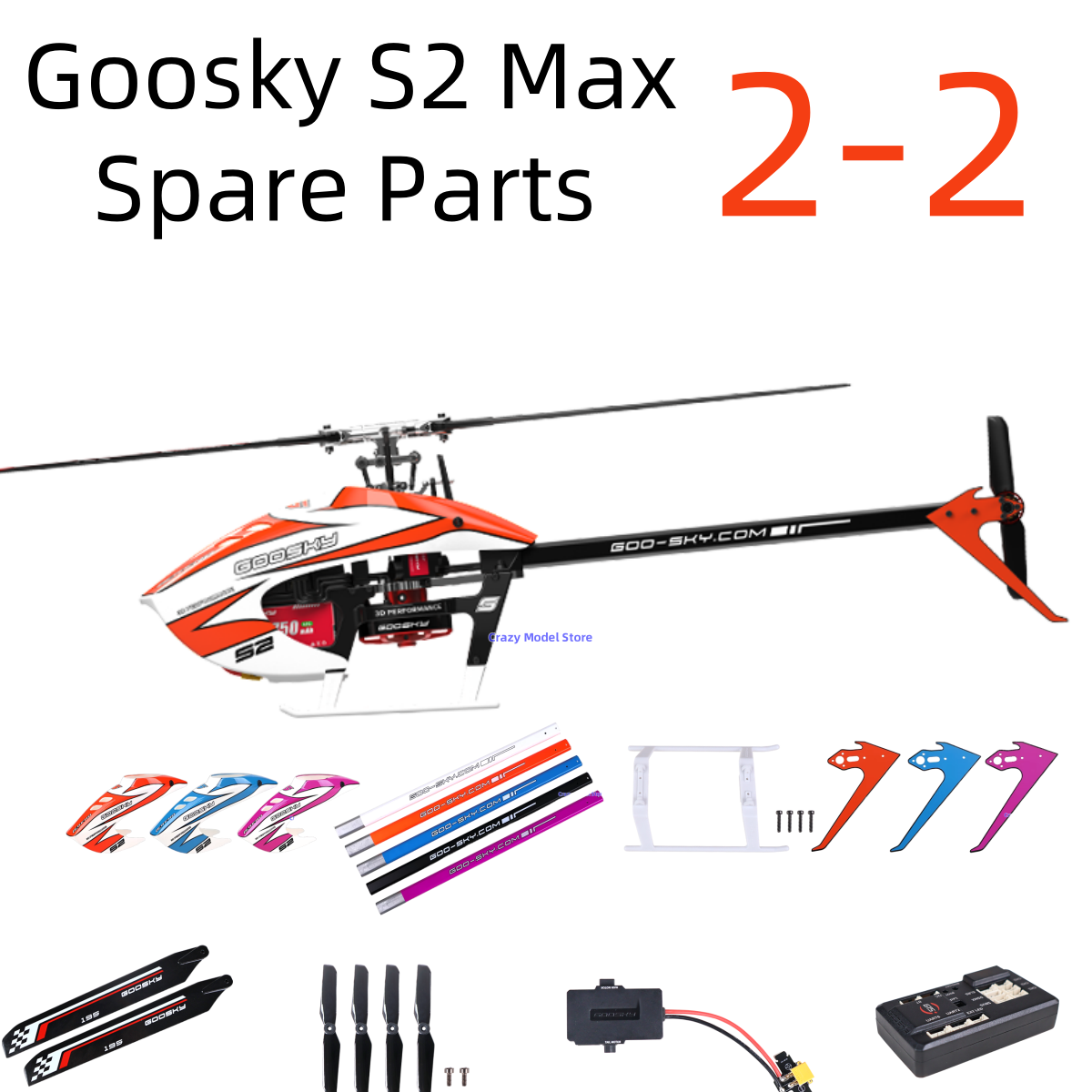 In Stock Goosky S2 Max BE A LE – обзор и цена Rc Helicopter Bag